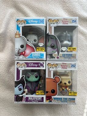 Disney Funko Pop Diamond Collection - Hot Topic Exclusives